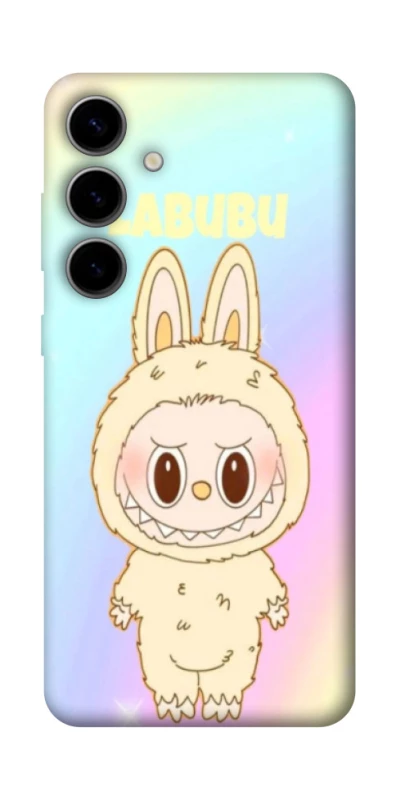 Чохол на Samsung Galaxy S25 Fluffy Rainbow Labubu фото 1 з 1