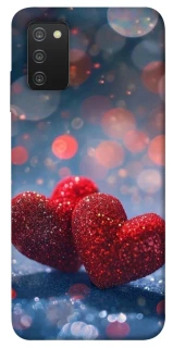 Чехол на Samsung Galaxy A03s Red hearts фото 1 из 1