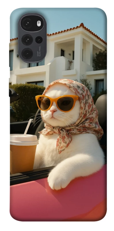 Чехол на Motorola Moto G22 Stylish Cat Cruise фото 1 из 1