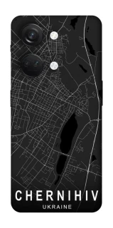 Чехол на OnePlus Nord 3 Chernihiv map фото 1 из 1