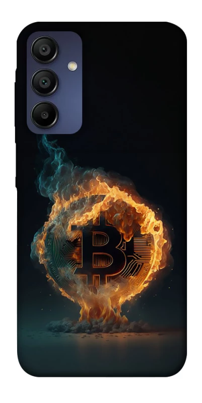 Чохол на Samsung Galaxy A15 4G/5G Fire Bitcoin фото 1 з 1
