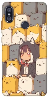 Чехол на Xiaomi Redmi Note 5 Pro / Note 5 (AI Dual Camera) Like a cat фото 1 из 1