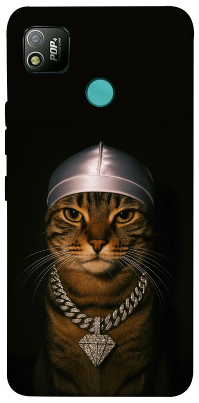 Чохол на TECNO POP 4 Cat in Bling фото 1 з 1