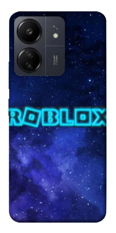 Чохол на Xiaomi Poco C65 Roblox Space Logo Blue фото 1 з 1