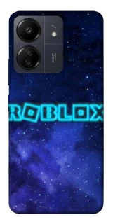 Чехол на Xiaomi Redmi 13C Roblox Space Logo Blue фото 1 из 1