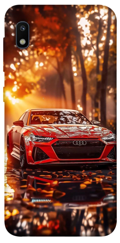 Чехол на Samsung Galaxy A10 (A105F) Audi at sunset фото 1 из 1