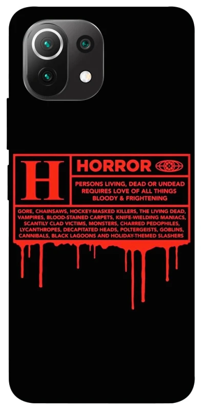 Чохол на Xiaomi Mi 11 Lite Horror Halloween фото 1 з 1
