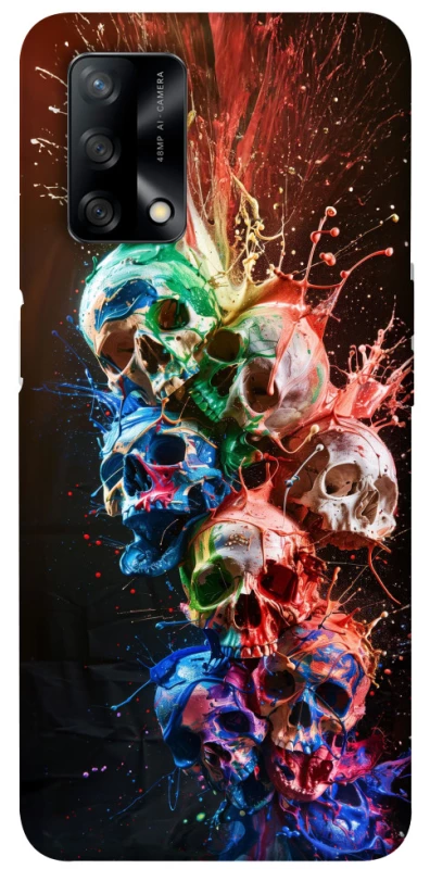 Чохол на Oppo A74 4G Skulls фото 1 з 1