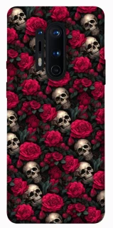 Чохол на OnePlus 8 Pro Черепа та рози фото 1 з 1
