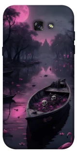 Чехол на Samsung A720 Galaxy A7 (2017) Boat and flamingo фото 1 из 1