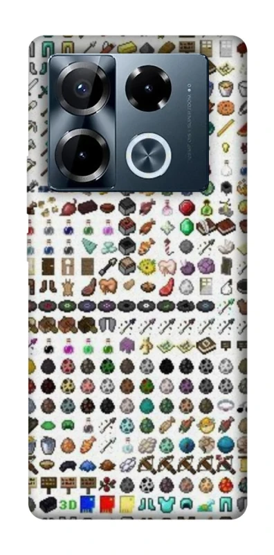 Чохол на Infinix Note 40 Pro 4G Minecraft v2 фото 1 з 1