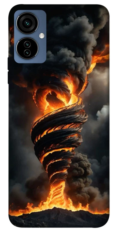 Чехол на TECNO Camon 19 Neo Огненный торнадо фото 1 из 1