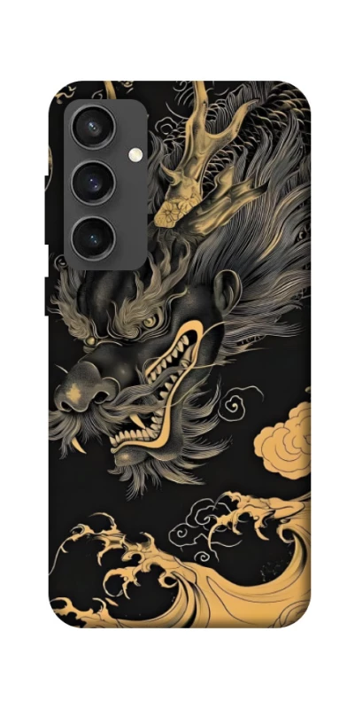 Чохол на Samsung Galaxy S24 FE gold dragon фото 1 з 1