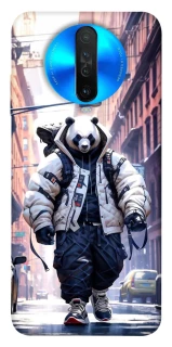 Чехол на Xiaomi Redmi K30 Панда курьер фото 1 из 1
