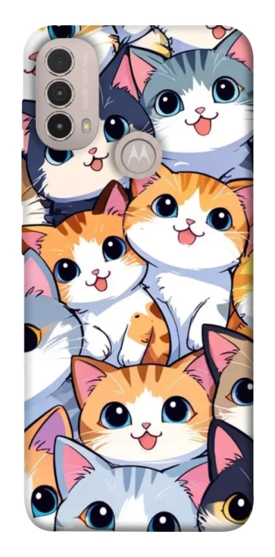 Чохол на Motorola Moto E40 Cute Cat v2 фото 1 з 1