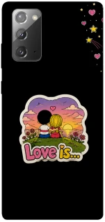 Чехол на Samsung Galaxy Note 20 Love is ver.5 фото 1 из 1