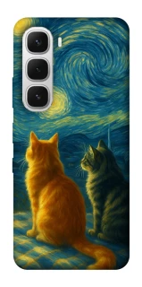 Чохол на Infinix Hot 60i Cats under the stars фото 1 Чохол на Infinix Hot 60i Cats under the stars фото 1 з 1