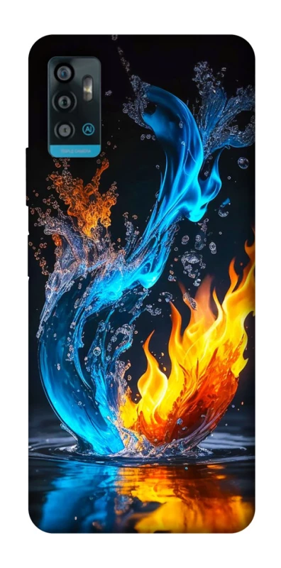 Чохол на ZTE Blade A71 Water And Fire фото 1 з 1