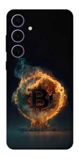 Чохол на Samsung Galaxy S25+ Fire Bitcoin фото 1 з 1