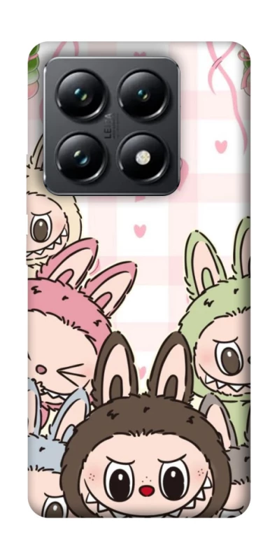 Чохол на Xiaomi 14T Pro All Labubu 2 фото 1 з 1
