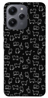 Чохол на Xiaomi Redmi 12 Black Cats фото 1 Чохол на Xiaomi Redmi 12 Black Cats фото 1 з 1