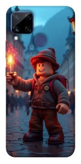 Чохол на Realme C15 Roblox Fire Logo Blue Flames фото 1 з 1