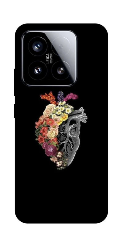 Чохол на Xiaomi 15 Heart with flowers фото 1 з 1