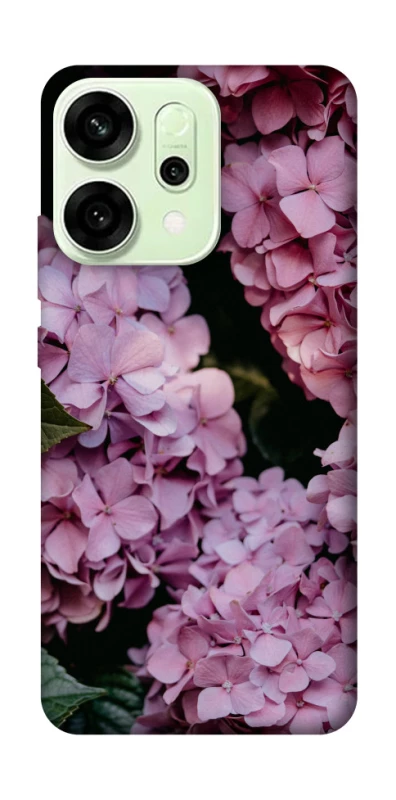 Чохол на Oppo Reno 14 Рожеві гартензії фото 1 з 1