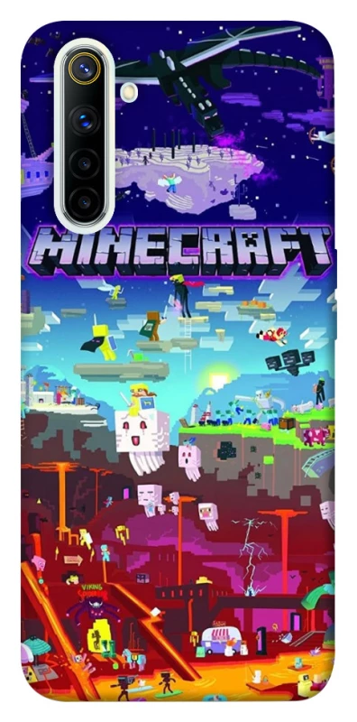 Чохол на Realme 6 Minecraft world фото 1 з 1
