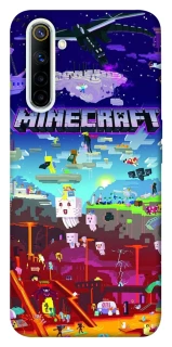 Чехол на Realme 6 Minecraft world фото 1 из 1