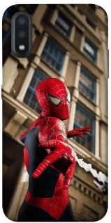 Чехол на Samsung Galaxy A01 Spiderman фото 1 из 1
