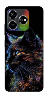 Чехол на ZTE Nubia V60 Черный кот фото 1 из 1