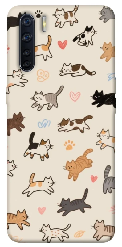 Чехол на Oppo A91 Cat style ver.2 фото 1 из 1