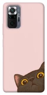 Чохол на Xiaomi Redmi Note 10 Pro Peeping cat фото 1 з 1