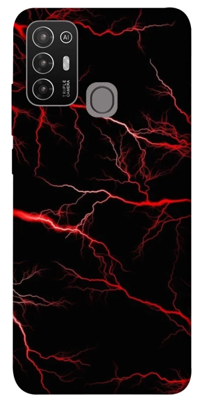 Чехол на ZTE Blade A52 Красная молния фото 1 из 1