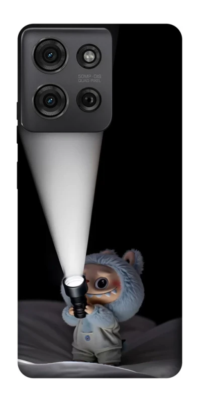 Чохол на Motorola Moto G75 Labubu with flashlight ver.3 фото 1 з 1