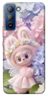 Чохол на TECNO Pop 5 LTE Labubu & Flowers ver.1 фото 1 з 1