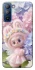 Чохол на TECNO Pop 5 LTE Labubu & Flowers ver.1 фото 1 з 1