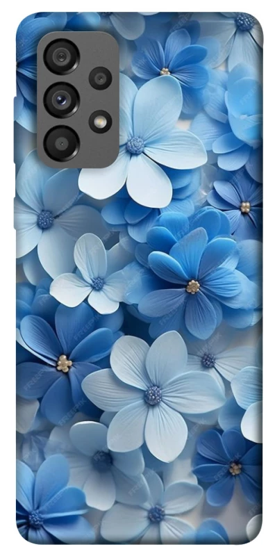 Чохол на Samsung Galaxy A73 5G Сині квіти фото 1 з 1