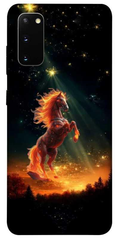 Чехол на Samsung Galaxy S20 Red Fire Horse ver.2 фото 1 из 1