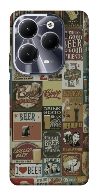 Чохол на Infinix Hot 40 Retro collage ver.1 фото 1 з 1