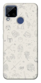 Чохол на Realme C15 Star Wars background ver.1 фото 1 з 1