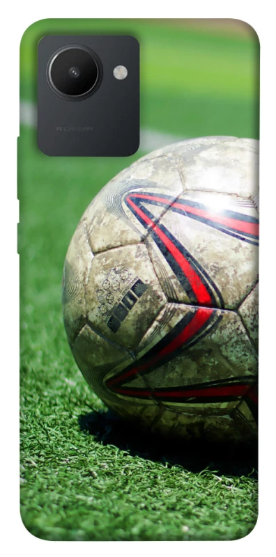 Чехол на Realme C30s Мяч на газоне фото 1 из 1