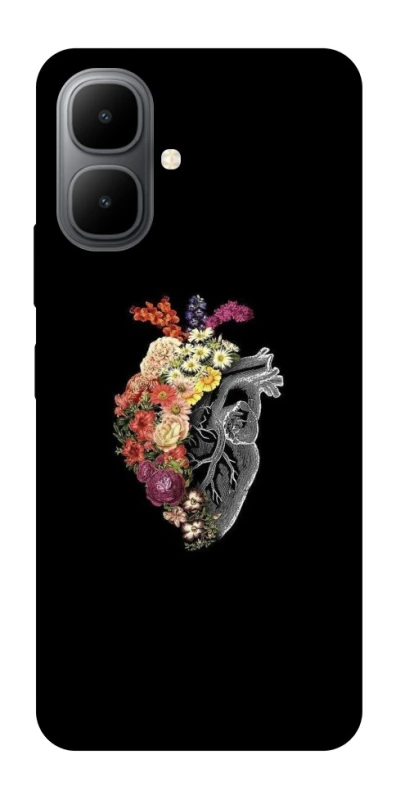 Чохол на Infinix Smart 10 Heart with flowers фото 1 з 1