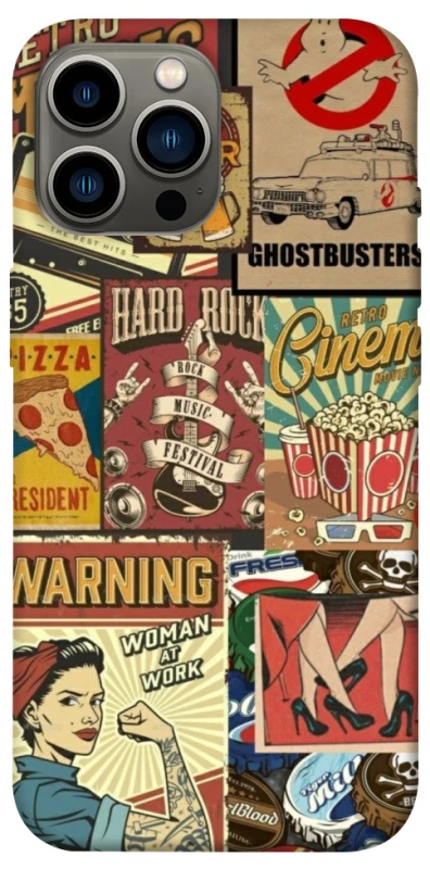 Чехол на Apple iPhone 12 Pro Max (6.7") Retro collage ver.2 фото 1 из 1