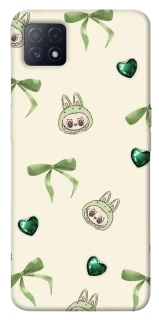 Чехол на Oppo A72 5G / A73 5G Labubu Green Heart фото 1 из 1