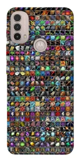 Чехол на Motorola Moto E40 Inventory menu ver.1 фото 1 из 1