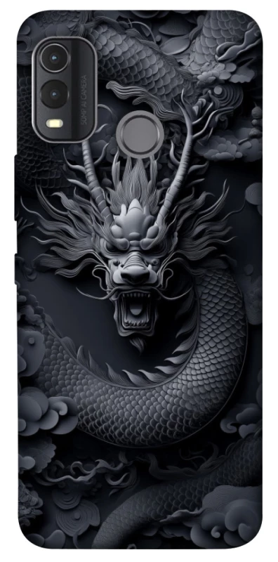Чехол на Nokia G11 Plus black dragon фото 1 из 1