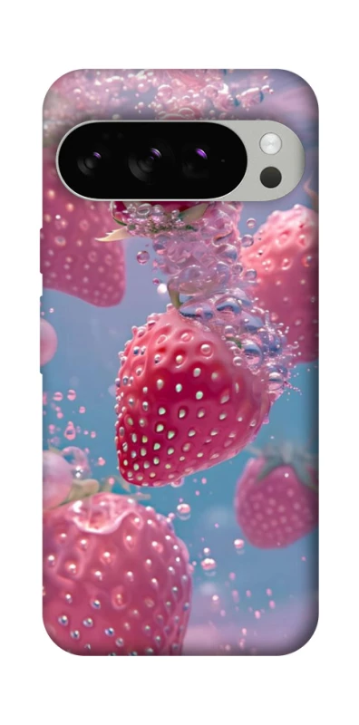 Чехол на Google Pixel 10 Pro Клубника в воде фото 1 из 1