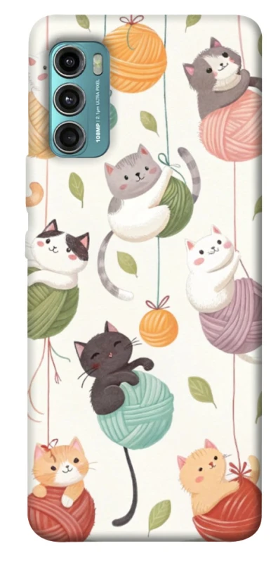 Чохол на Motorola Moto G60 Funny Kittens фото 1 з 1